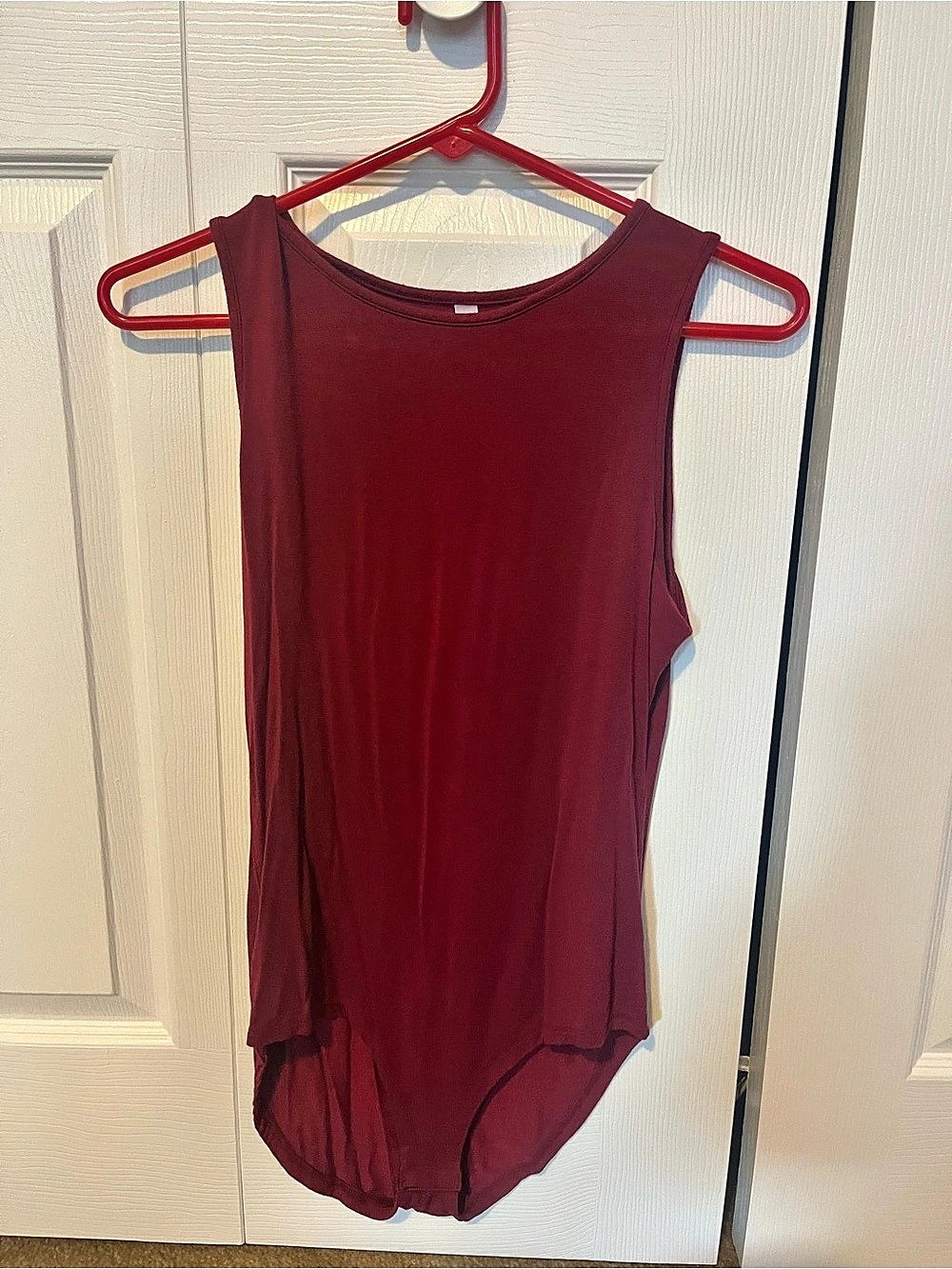 LAOLASI Womens Crew Neck Sleeveless Slim Fit Bodysuit - Picture 1 of 3